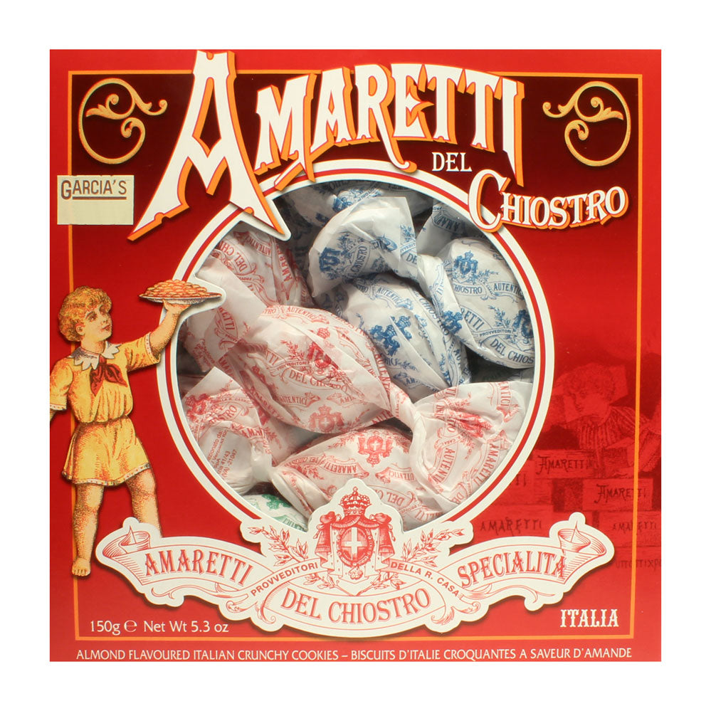 Amaretti Del Chiostro Almond Flavoured Italian Crunchy Cookies 150g
