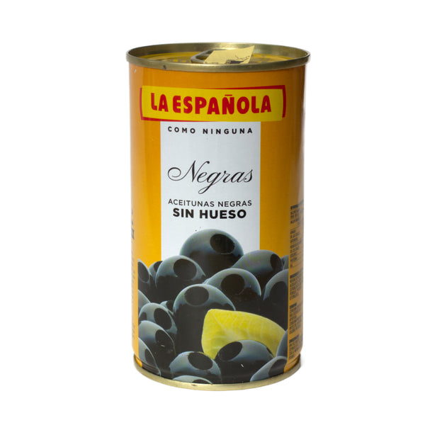 La Espanola - Aceitunas Negras Sin Hueso - Black Olives Without Pips - 350g