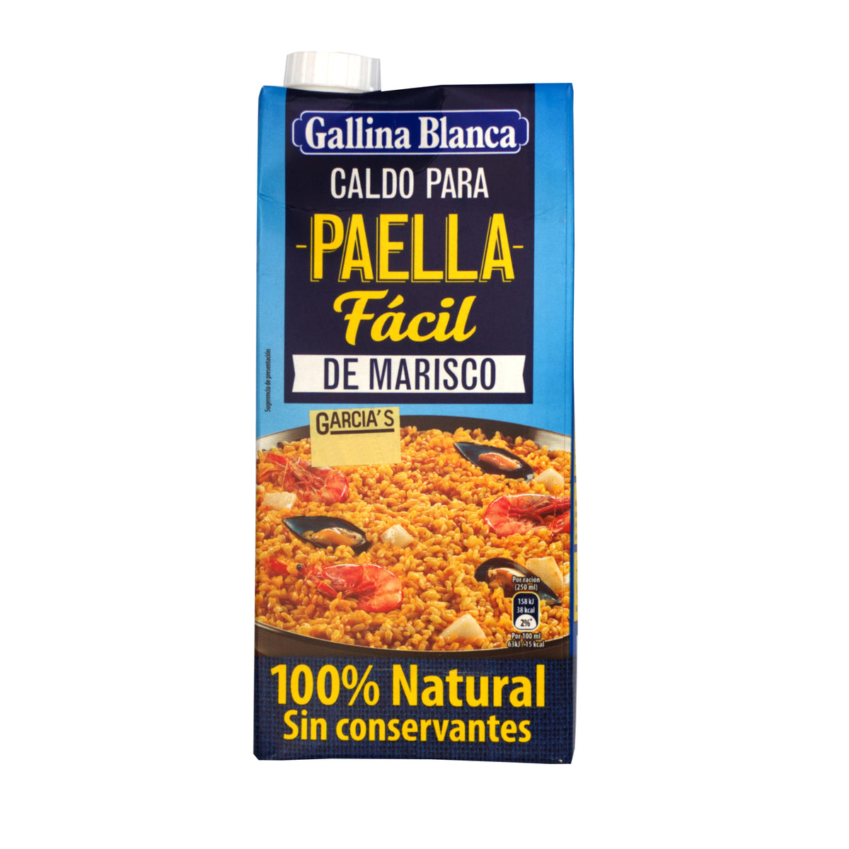 Gallina Blanca Caldo Para Paella Facil De Marisco 1 Litre R Garcia And Sons Established 1957