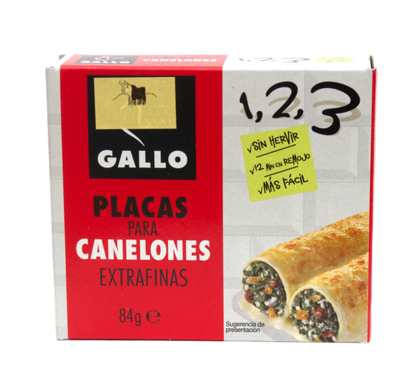 Gallo - Placas Para Canelones Extrafinas - 84g