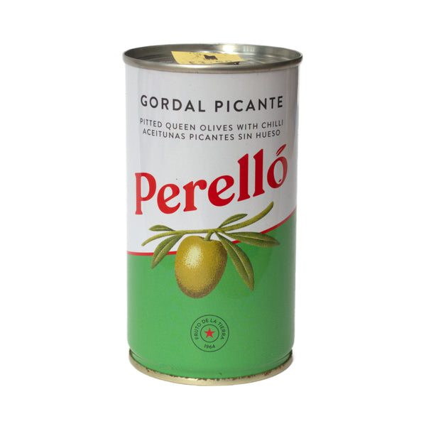 Perello - Pitted Queen Olives With Chilli - 350g