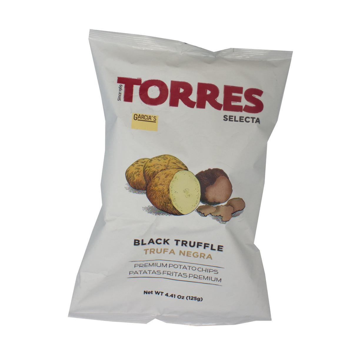 Torres Selecta Trufa Negra Black Truffle Potato Crisps 125g R