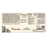 Turrón Chocolate Con Almendras - El Almendro - 250g