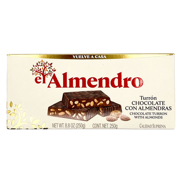 Turrón Chocolate Con Almendras - El Almendro - 250g