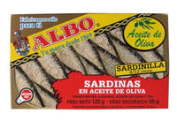 Albo Baby Sardines In Olive Oil - 120g