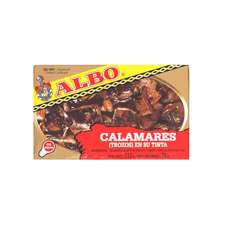 Albo Calamares Trozos En Su Tinta - 112g