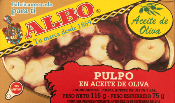 Albo Pulpo En Aceite De Oliva - 116g