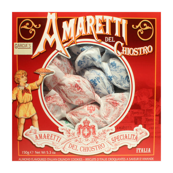 Amaretti Del Chiostro Almond Flavoured Italian Crunchy Cookies - 150g