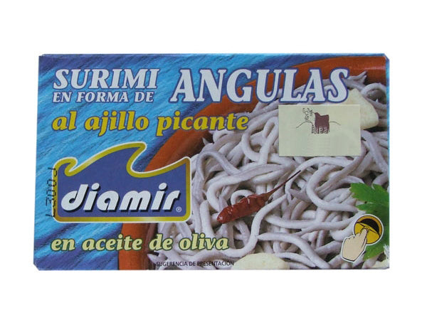 Diamir Baby Eels Surimi In Spicy Garlic Sauce - 110g