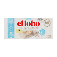El Lobo - Turron Imperial De Almendras - Sugar Free Almond Brittle Bar - 200g