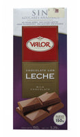 Valor Chocolate Con Leche Sin Azucares Anadidos - 150g
