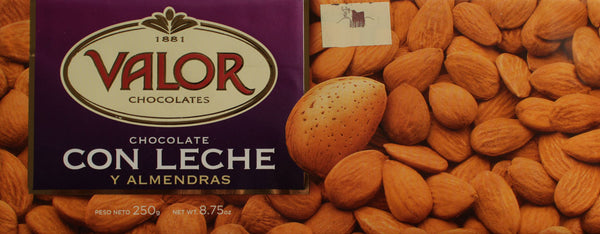 Valor Chocolate Con Leche Y Almendras - 250g