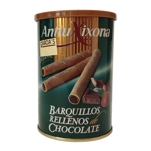 Barquillos Rellenos De Chocolate - 200g - Antiu Xixona