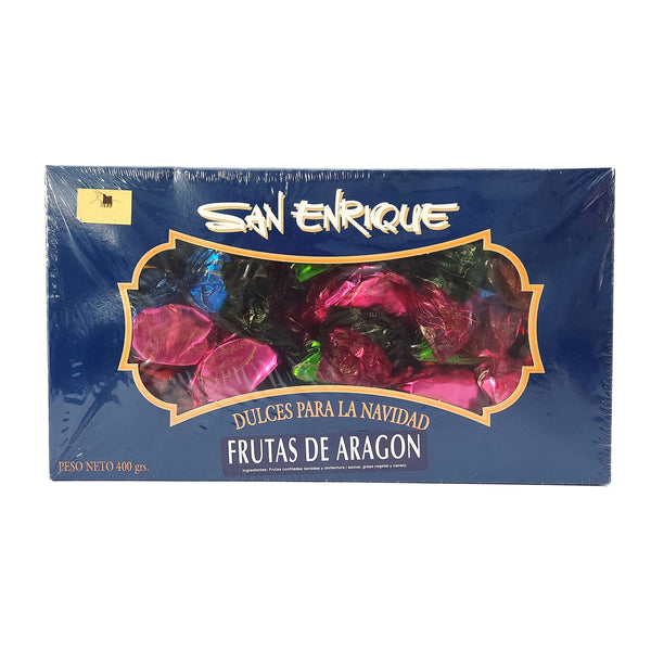 Frutas De Aragon - Chocolate Covered Glazed Fruit - San Enrique - 400g