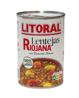 Litoral - Riojana Lentejas - 425g