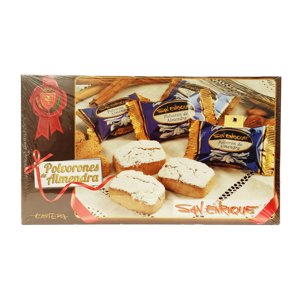 Polvorones De Almendra - Crushed Almond Crumbly Cakes - San Enrique - 825g