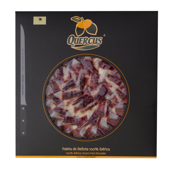 Quercus - Paleta De Bellota 100% Iberico Acorn fed shoulder ham - 100g