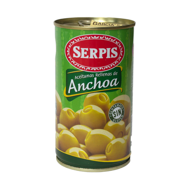 Serpis - Aceitunas Rellenas De Anchoa - 350g